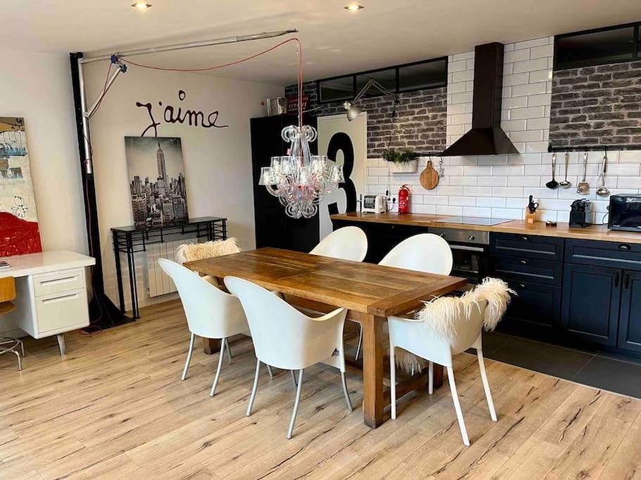 Rare ! Loft Atypique Centre-Ville Parking Jardin Reims Exterior foto